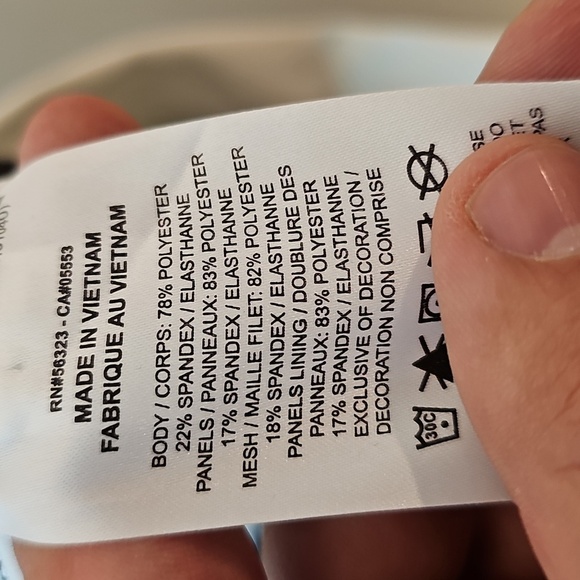 Nike Pro Large Dri-fit White Athletic Leggings - Picture 7 of 7